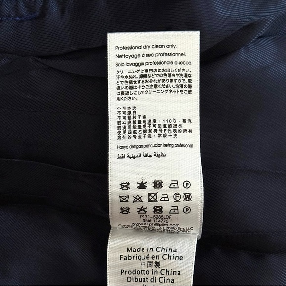 3.1 Phillip Lim Brand New High Waist Satin Shorts. Navy/Blue Color. 0 Size - Picture 8 of 13